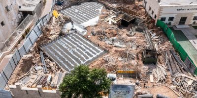 בניית בית הכנסת אחיעזר (38)